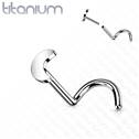 PUSH IN piercing do nosu TITAN, 0,8 x 6 mm