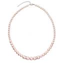 Růžový perlový náhrdelník Crystals from Swarovski®