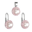 Sada šperků s perlami Crystals from Swarovski® Rose