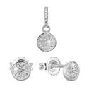 Sada šperků se zirkonem náušnice a přívěsek