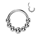 Segment kruh - helix / cartilage / tragus / septum piercing TITAN
