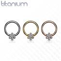 Segment kruh - septum piercing TITAN