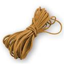Semišová šňůrka skořicově hnědá - 2,5 mm, délka 100 cm