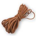 Semišová šňůrka světle hnědá - 2,5 mm, délka 100 cm