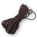 Semišová šňůrka tmavě hnědá  2,5 mm, délka 100 cm