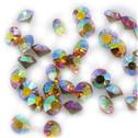 Skleněný šaton SS12 - 3,2 mm, 10ks/bal., AB Gold