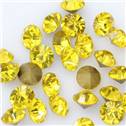 Skleněný šaton SS12 - 3,2 mm, 10ks/bal., Citrine