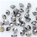 Skleněný šaton SS12 - 3,2 mm, 10ks/bal., Hematite