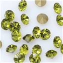 Skleněný šaton SS12 - 3,2 mm, 10ks/bal., Olivine