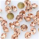 Skleněný šaton SS12 - 3,2 mm, 10ks/bal., Peach