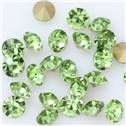 Skleněný šaton SS12 - 3,2 mm, 10ks/bal., Peridot