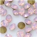 Skleněný šaton SS12 - 3,2 mm, 10ks/bal., Pink Opal