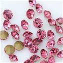 Skleněný šaton SS12 - 3,2 mm, 10ks/bal., Rose