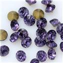 Skleněný šaton SS12 - 3,2 mm, 10ks/bal., Tanzanite
