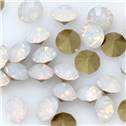 Skleněný šaton SS12- 3,2 mm, 10ks/bal., White Opal
