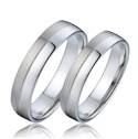 Snubní ocelové prsteny - pár NSS3017