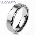 Snubní prsten titan, šíře 6 mm, vel. 52