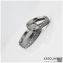 Snubní prsteny Damasteel Prima diamant 1.5mm - pár