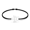 Šňůrkový náramek anděl Barva: Černá
