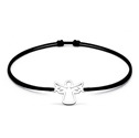 Šňůrkový náramek anděl Barva: Černá