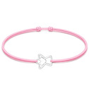 Šňůrkový náramek anděl se srdcem