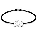 Šňůrkový náramek lotus