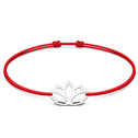 Šňůrkový náramek lotus