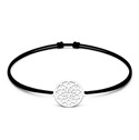 Šňůrkový náramek mandala Barva: Černá