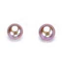 Šroubovací stříbrné náušnice přírodní perly 7,5 mm 