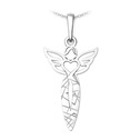 Stříbný přívěsek anděl