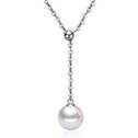 Stříbřený náhrdelník s perličkou