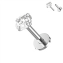 Stříbrná labreta - piercing do brady, AG 925