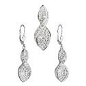 Stříbrná souprava s krystaly Swarovski