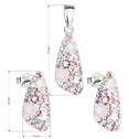 Stříbrná souprava šperků Crystals from Swarovski® Magic Rose