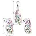 Stříbrná souprava šperků Crystals from Swarovski® Sakura