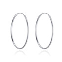 Stříbrné dámské náušnice kruhy 18 mm