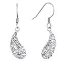 Stříbrné náušnice kapky s krystaly Crystals from Swarovski®
