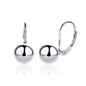 Stříbrné náušnice kuličky 9mm