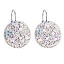 Stříbrné náušnice s krystaly Crystals from Swarovski® AB