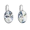Stříbrné náušnice s krystaly Crystals from Swarovski® BLUE SHADE