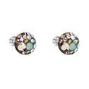 Stříbrné náušnice s krystaly Crystals from Swarovski® Chameleon