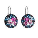 Stříbrné náušnice s krystaly Crystals from Swarovski® Galaxy