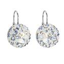 Stříbrné náušnice s krystaly Crystals from Swarovski® Light Sapphire