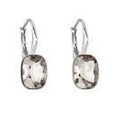 Stříbrné náušnice s krystaly Crystals from Swarovski® SILVER SHADE
