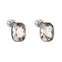 Stříbrné náušnice s krystaly Crystals from Swarovski® SILVER SHADE