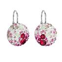 Stříbrné náušnice s krystaly Crystals from Swarovski® Sweet Love