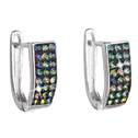 Stříbrné náušnice s krystaly Crystals from Swarovski® Vitrail Medium