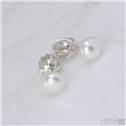 Stříbrné náušnice s perlami 6 mm