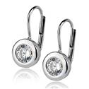 Stříbrné náušnice se zirkonem