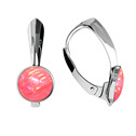Stříbrné opálové náušnice
